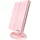 WEILY beleuchteter Kosmetikspiegel 1x / 2X / 3X Vergrößerungs-Trifold mit 36 LED-Lichtern, Touchscreen und USB-Aufladung, um 180 Grad Verstellbarer Ständer für kosmetischen Make-up-Spiegel (Pink)