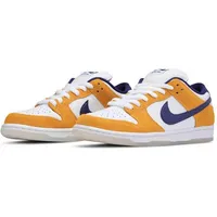 Nike Sportswear Nike SB Dunk Low Pro White Blue - Laser Orange - Größe EUR 45,5 Sneaker limitierte Auflage