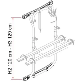 Fiamma Kit Bar Carry Bike DJ Transit ab 2014, silber