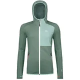 Ortovox Fleece Hoody Hoodie Green/Light Blue L