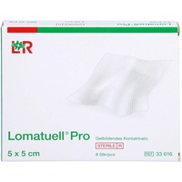 LOHMANN & RAUSCHER Lomatuell Pro 5x5 cm steril 8 Stück