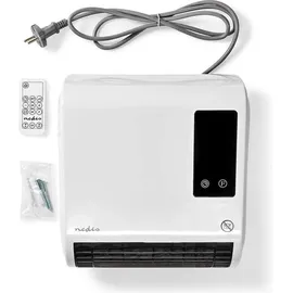 Nedis HTBA20WT Keramik-Heizlüfter HTBA20WT 20m2 Weiß, Grau