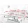 KAWOLA Ecksofa Ricarda Cord Recamiere links rosa