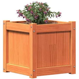 vidaXL Pflanzkübel 2 Stk. Wachsbraun Massivholz Kiefer