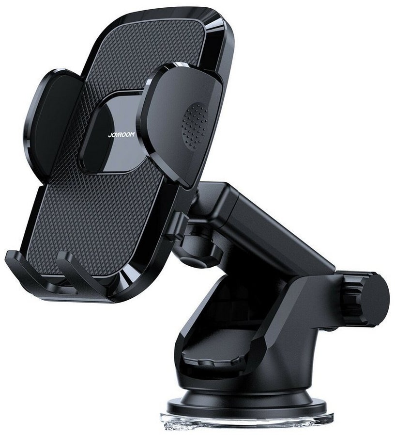 JOYROOM KFZ-Halter ausziehbarem Teleskoparm Armaturenbrett/Windschutzscheibe Smartphone-Halterung schwarz