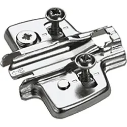 Hettich Möbel-Kreuzmontageplatte 9075072 vernickelt