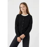 NAME IT Nkfvalane LS KNIT CARD Noos, Black, 134/140 cm - 134-140