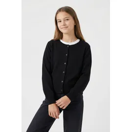 NAME IT Nkfvalane LS KNIT CARD Noos, Black, 134/140 cm - 134-140