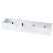 Vladon Garderobenpaneel Kolmio 83,5 x 12,5 x 21 cm Weiß