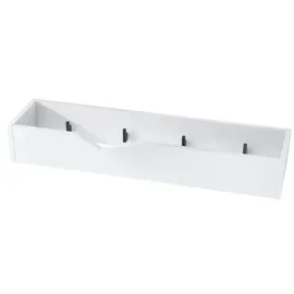 Vladon Garderobenpaneel Kolmio 83,5 x 12,5 x 21 cm Weiß