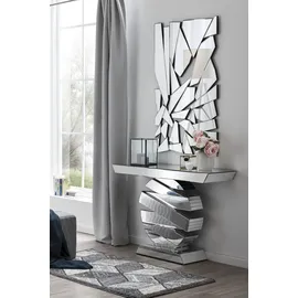 SalesFever Konsolentisch RANCAEKEK 119x80x35,5 cm silber