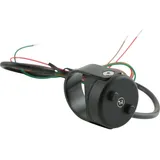 Highsider CNC Taster CLASSIC für Lenker 7/8 und 1 Zoll Schwarz