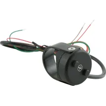 Highsider CNC Taster CLASSIC für Lenker 7/8 und 1 Zoll Schwarz