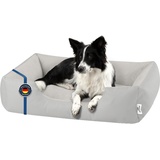 BedDog Hundebett ZARA Hundekissen mit waschbaren Bezug, Hundekorb, Hundesofa, für mittel-große Hunde, L