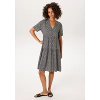 Aniston CASUAL Sommerkleid Schwarz/Weiß 44