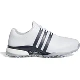 Adidas Tour360 24 BOOST Golfschuh Cloud White / Collegiate Navy / Silver Metallic 42