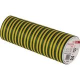 EMOS Isolierband Gelb-Grün 19 mm x 20 m 10 St.