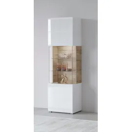 OTTO home Standvitrine Toledo 60,5 x 37 x 204 cm Weiß