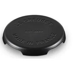 Le Creuset Untersetzer Signature aus Gusseisen Matt Schwarz
