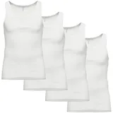 Ammann Feinripp Unterhemden 4er Pack Herren Unterhemd