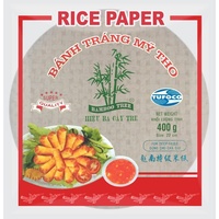 Bamboo Tree Fine Rice Paper 22cm für Frühlingsrollen (1 x 400g Packung)