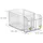 Relaxdays Kosmetik Organizer Badorganizer Transparent/Gold