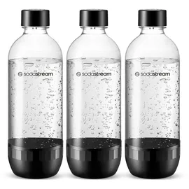 Sodastream PET-Flasche 3 x 1 l schwarz