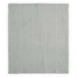 Lorelli Babydecke, Kuscheldecke Baumwolle, Größe 75 x 100 cm, ab Geburt, grau