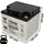 YUASA Blei-Akku REC50-12I Pb 12V 50Ah Zyklenfest, M5 Innengewinde