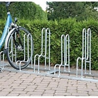 WSM Fahrradständer einseitig hohe Haltebügel Länge: 2100mm 6 Parkplätze