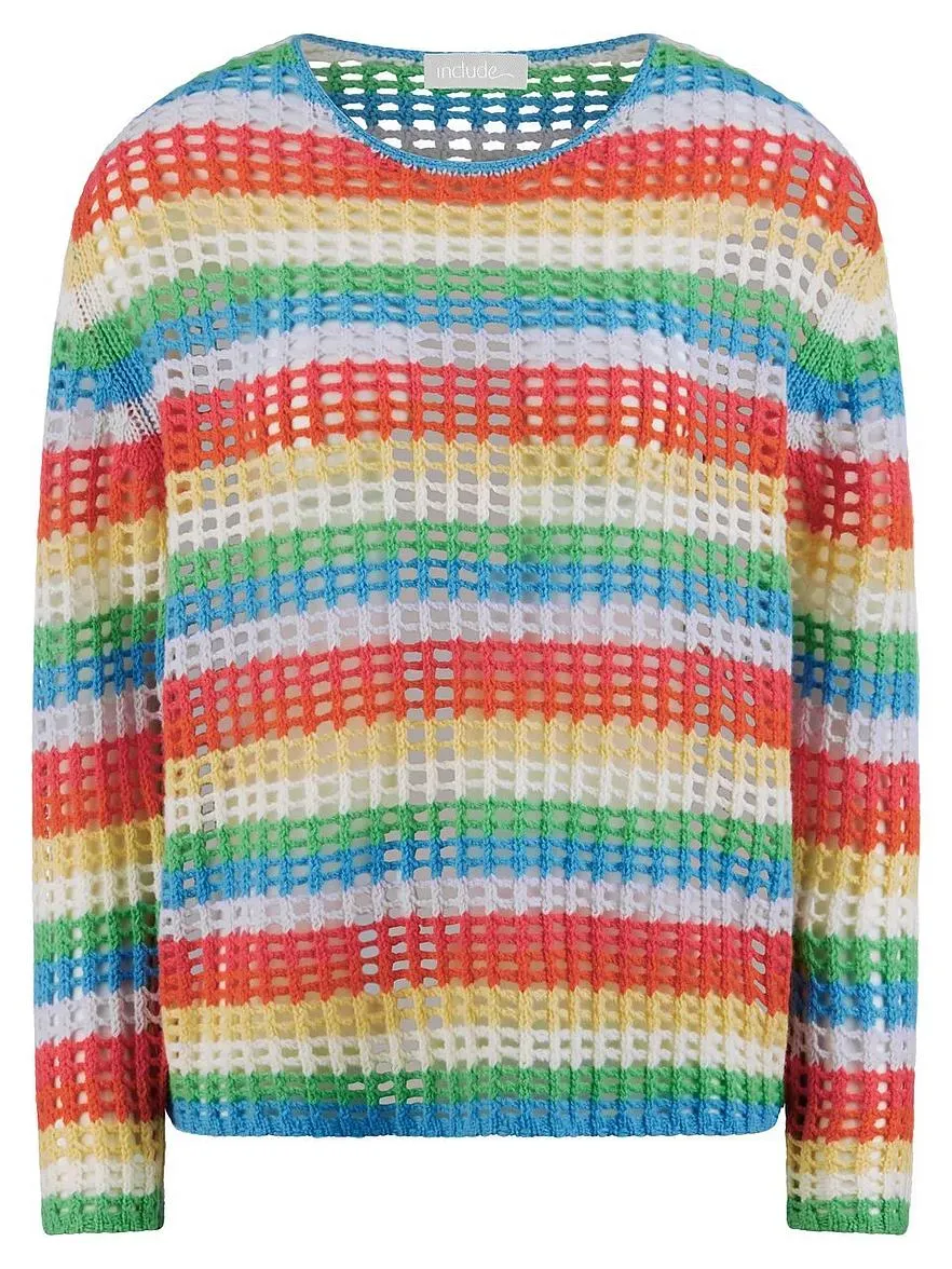 Rundhals-Pullover include rot, 40