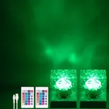 Lunartec LED-Nordlicht-Sternenhimmel-Projektor, RGB, dimmbar, Fernb.