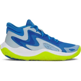 Under Armour Jet 25, Basketballschuhe 402 / blue atlantis/blue calm/metallic blue calm 41
