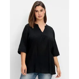 sheego Tunika in schwarz | Gr.: 48