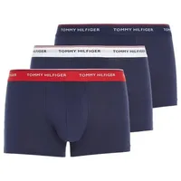 Tommy Hilfiger Underwear Trunk 3P LR TRUNK (Packung, 3-St., 3er-Pack) mit Logo-Elastikbund blau S (48)