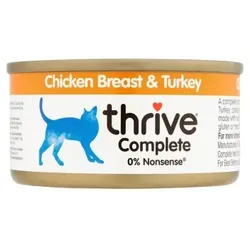 Thrive Cat Complete 12x75g Hühnerbrust & Truthahn