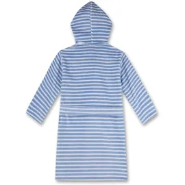 Sanetta Bademantel, Kapuze, Streifen-Design, für Kinder, 5981 SKY BLUE, 104
