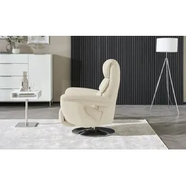 HIMOLLA Relaxsessel 7628 Leder 83 x 109 x 90 cm creme