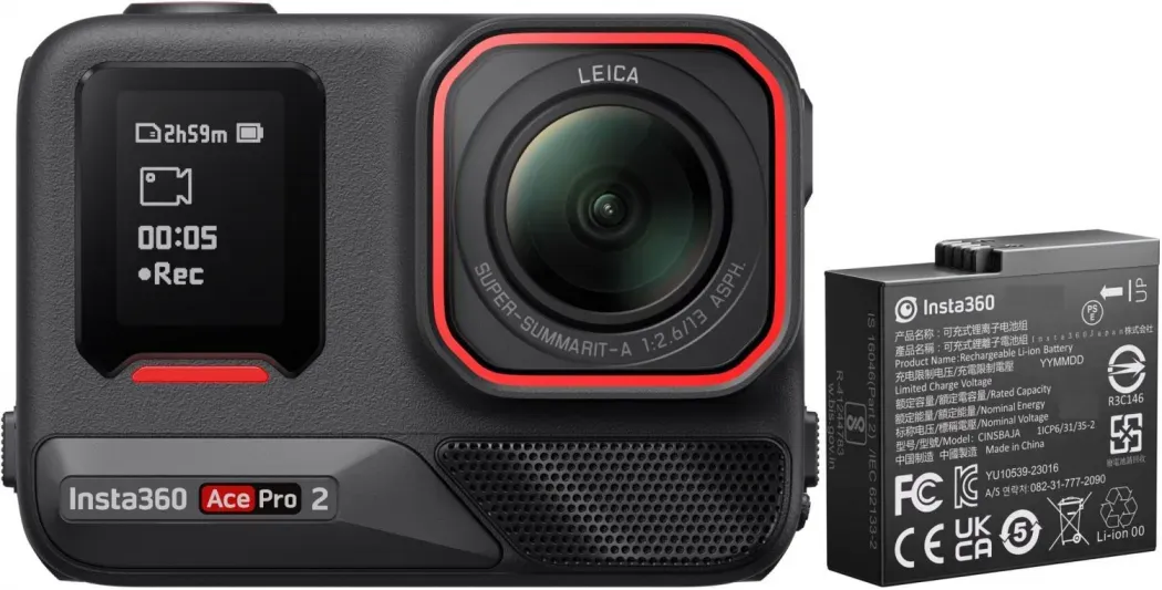 INSTA360 Ace Pro 2 Single Battery Motorrad-Bundle