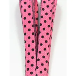 Schnürsenkel 120 polka dots pink blk