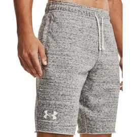 Under Armour Rival Terry Kurze Hose - onyx white XL