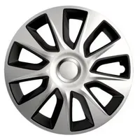 Radkappen Versaco Stratos Silber / Schwarz - 14 Zoll