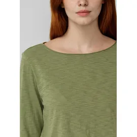 s.Oliver Shirt mit Flammgarnstruktur und 3/4-Ärmeln Grün 4XL