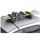 OMAC Dachträger Skiträger Ski Snowboard Träger Ski Dachträger Aconcagua Schwarz 2x (2-St), Haltbar, Langlebig schwarz