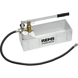 Rems Push INOX Hand-Druckprüfpumpe mit Manometer, p d 6 MPa/60 bar/870 psi