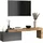 OTTO home Chronos TV-Board Lowboard 220 cm Grau Holzwerkstoff