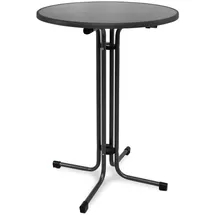 Beautissu Stehtisch Sylt Grau, 80cm -