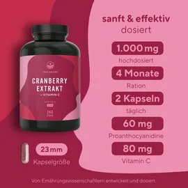 True Nature Cranberry Extrakt Kapseln 240 St.