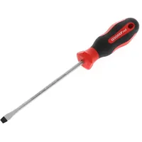 Gedore red Schraubendreher Schlitz, Schraubenzieher, 2-Komponenten-Griff, Länge 260 mm,