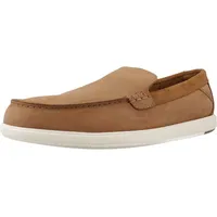 CLARKS Herren Bratton Loafer, Dark Tan Nubuck, 43 EU